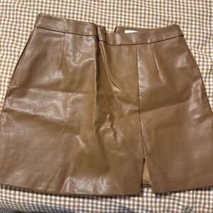 Leather skirt